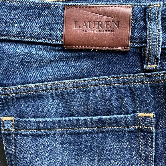 Lauren Ralph Lauren Denim Jeans Women Sz 10 DarkWash StraightLeg Cowgirl Western - Picture 5 of 14